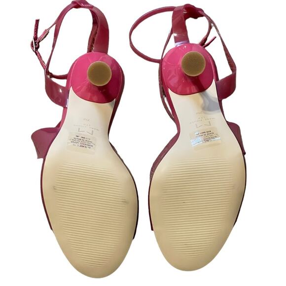 Marc Fisher LTD Claudie Strappy Heels Rubber Sandals Size 7 Pink New No Box - Picture 9 of 11